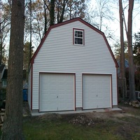24x24 Gable Garage in Newport News