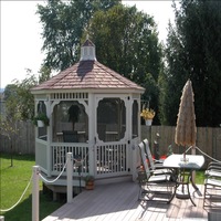 Gazebo with y posts in Newport News